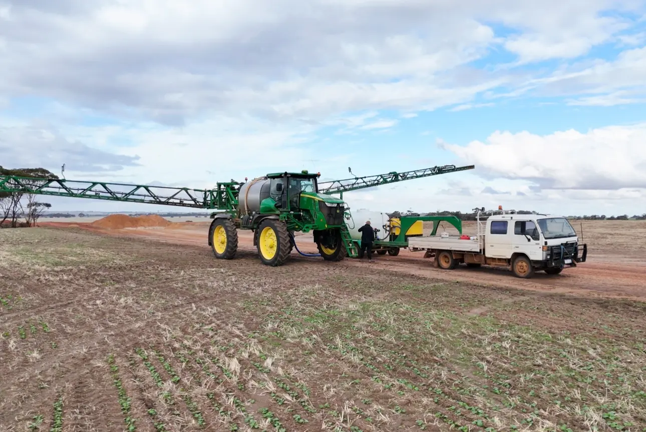 John Deere R4060 AP Sprayer, Sunnydale Farms